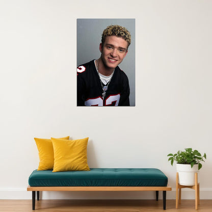 N Sync Songwriter Musician Justin Timberlake Poster Wall Art Print Home Wall Decor - xonomax