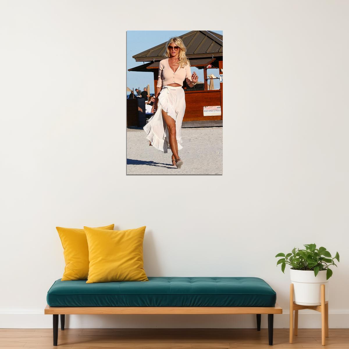 Victoria Silvstedt Magazine 12/1996 Photo Poster Wall Art Print Home Wall Decor - xonomax