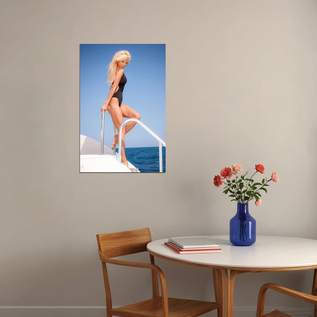 Victoria Silvstedt Magazine 12/1996 Poster Wall Art Print Home Wall Decor - xonomax