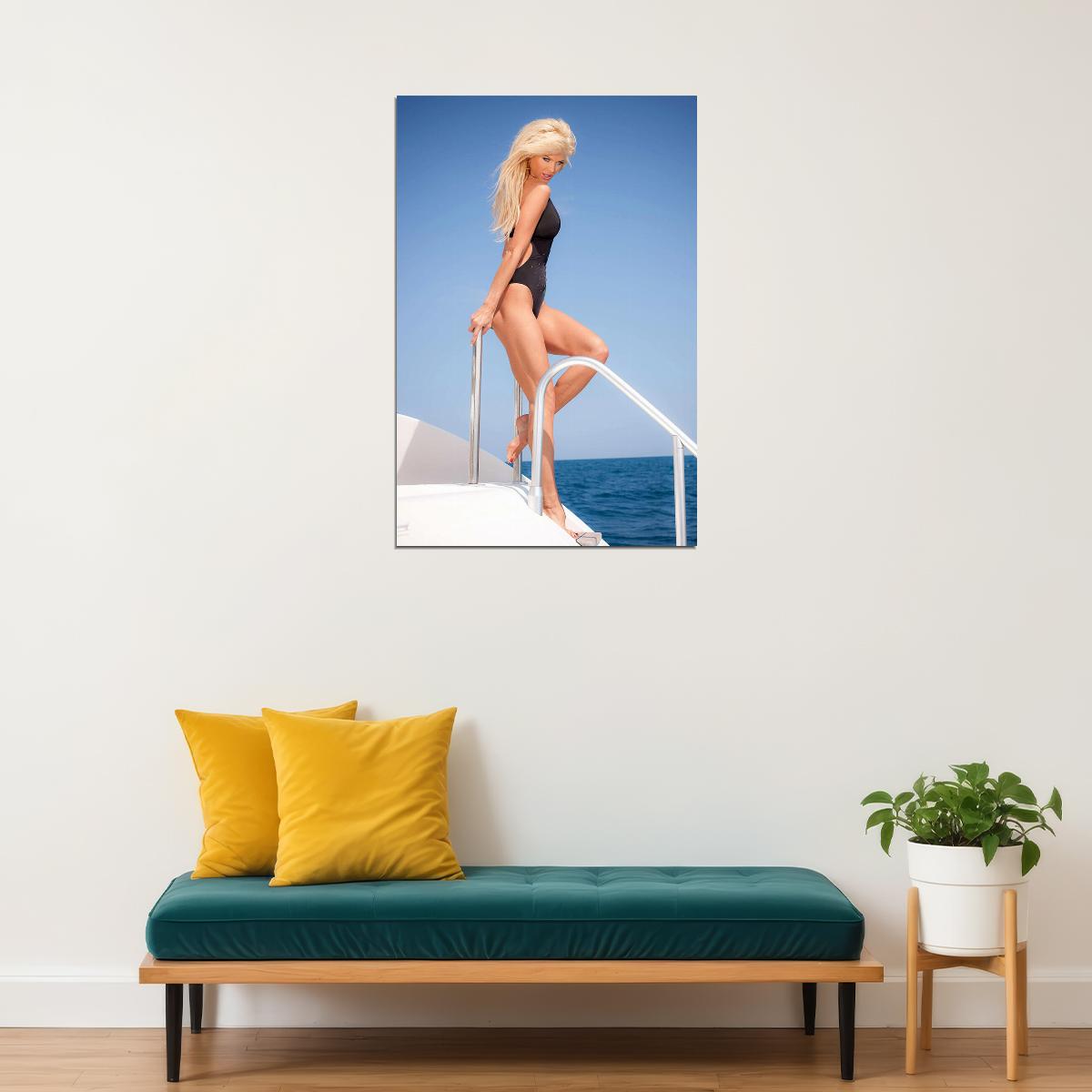 Victoria Silvstedt Magazine 12/1996 Poster Wall Art Print Home Wall Decor - xonomax