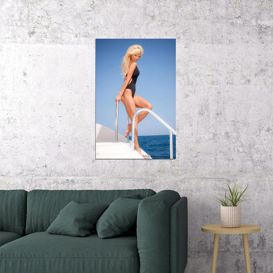 Victoria Silvstedt Magazine 12/1996 Poster Wall Art Print Home Wall Decor - xonomax