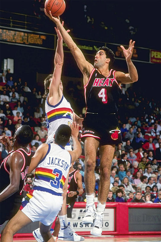 Basketball Rony Seikaly Miami Sport Poster Wall Art Print Home Wall Decor - xonomax