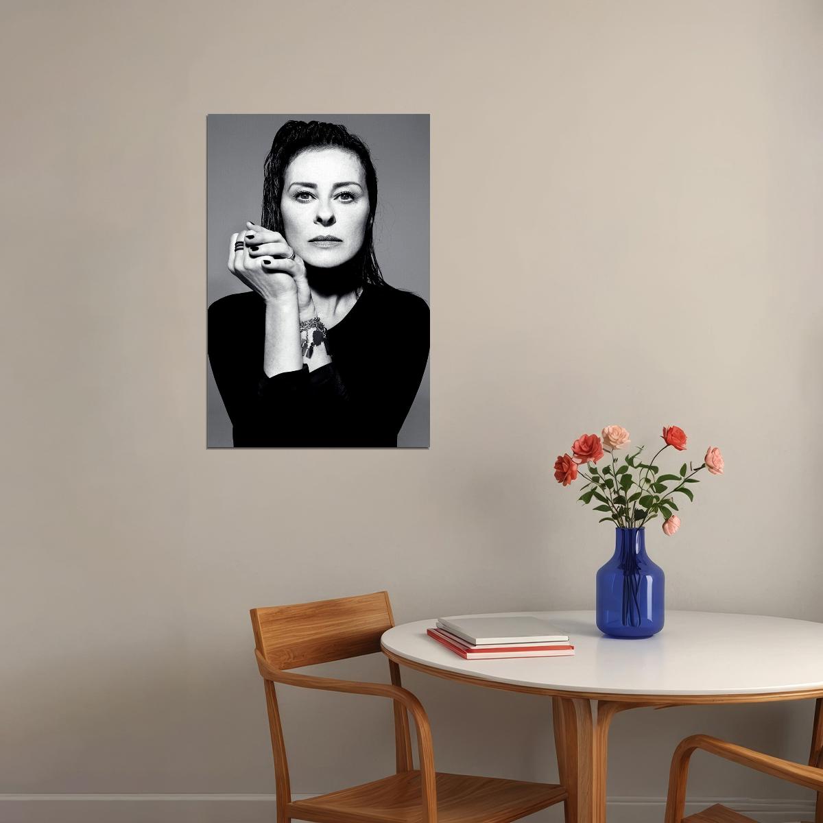 Lisa Stansield Posed Black White Singer Poster Wall Art Print Home Wall Decor - xonomax