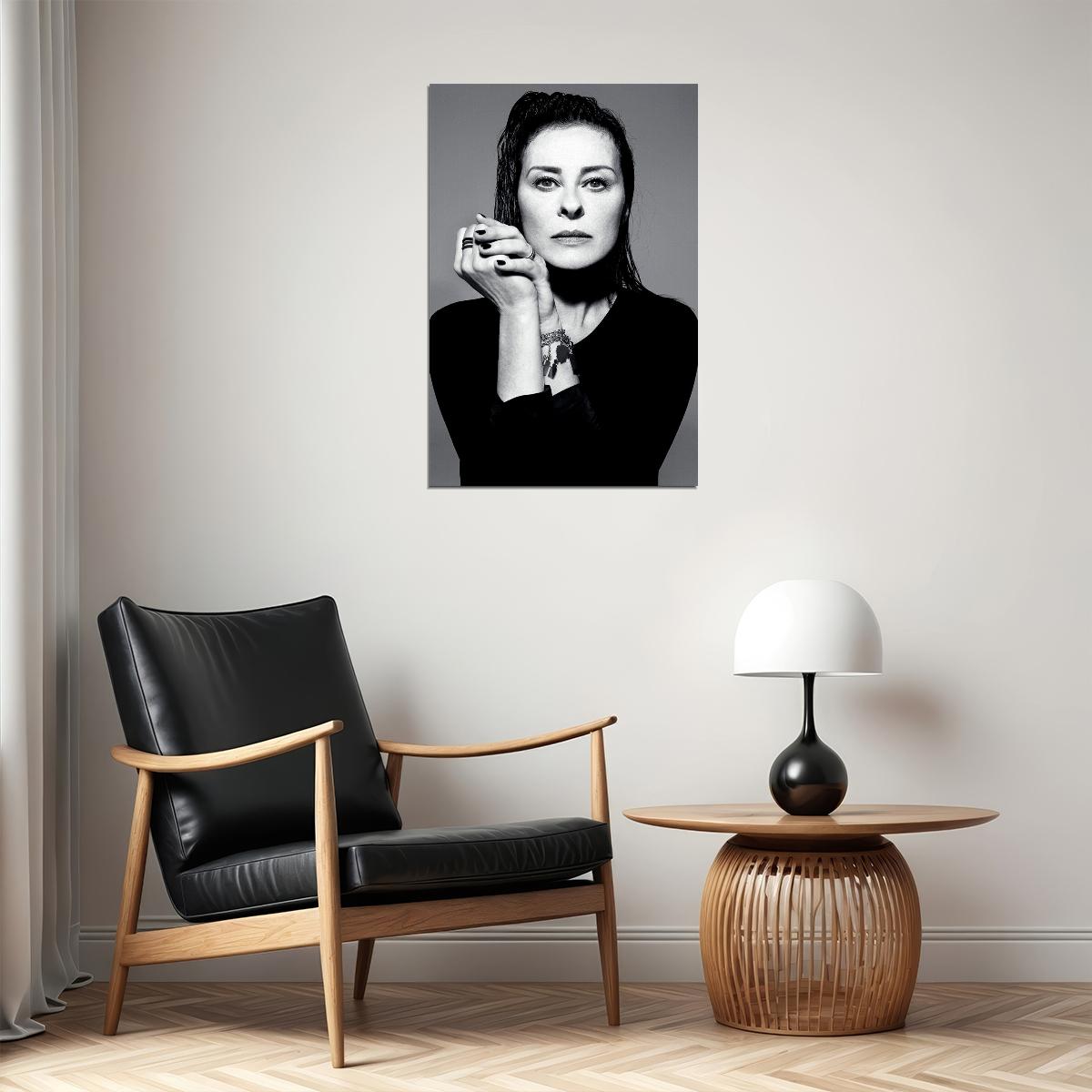 Lisa Stansield Posed Black White Singer Poster Wall Art Print Home Wall Decor - xonomax