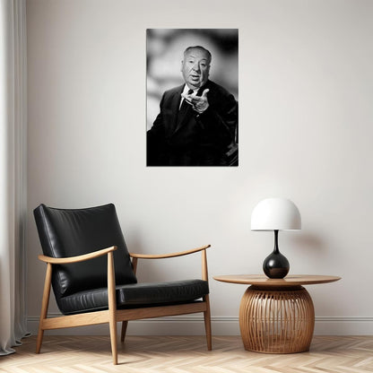 Alfred Hitchcock Film Director Engineer Poster Wall Art Print Home Wall Decor - xonomax