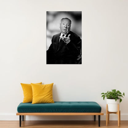 Alfred Hitchcock Film Director Engineer Poster Wall Art Print Home Wall Decor - xonomax