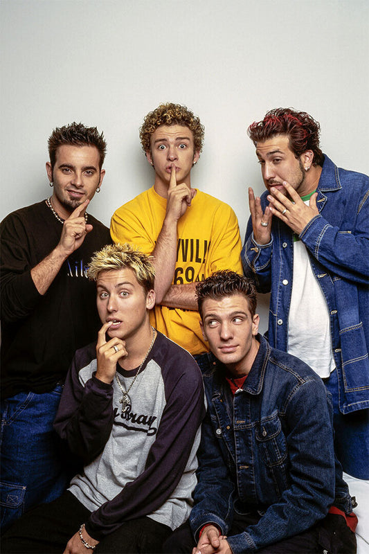 N Sync Justin Timberlake Picture Musicians Poster Wall Art Print Home Wall Decor - xonomax