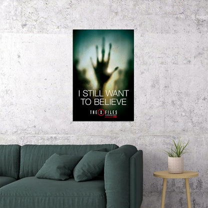 X-files Movie Mulder And Scully Drama Crime Poster Wall Art Print Home Wall Decor - xonomax