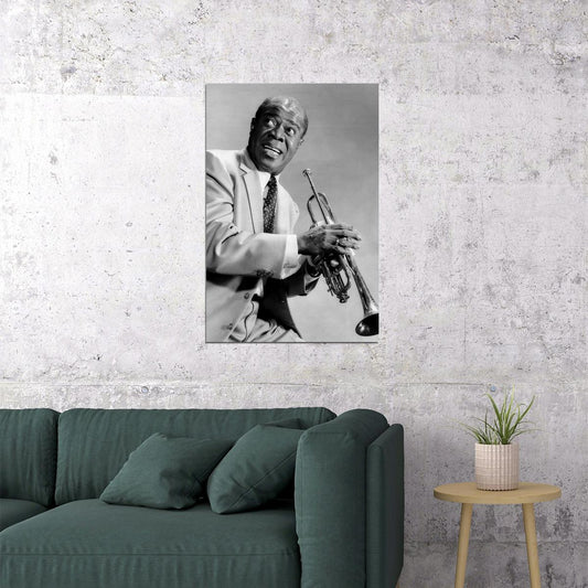 Louis Louie Armstrong Music Jazz Poster Wall Art Print Home Wall Decor - xonomax