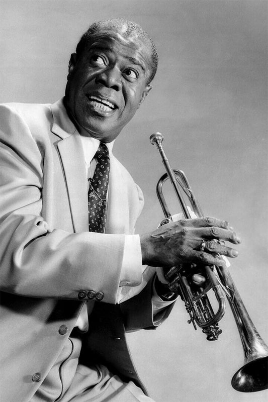 Louis Louie Armstrong Music Jazz Poster Wall Art Print Home Wall Decor - xonomax