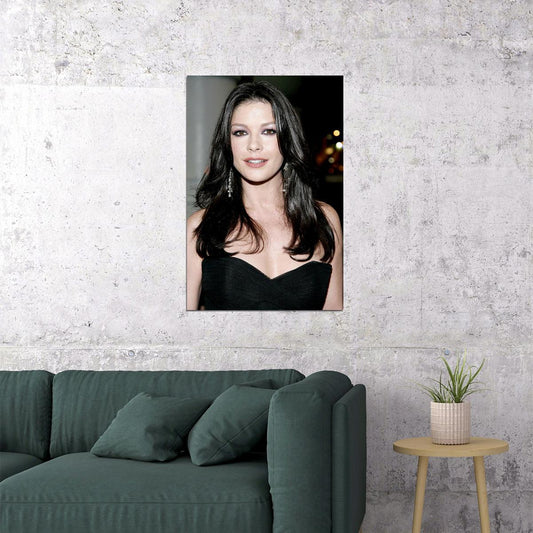 Catherine Zeta Jones Movie Actress Artist Poster Wall Art Print Home Wall Decor - xonomax