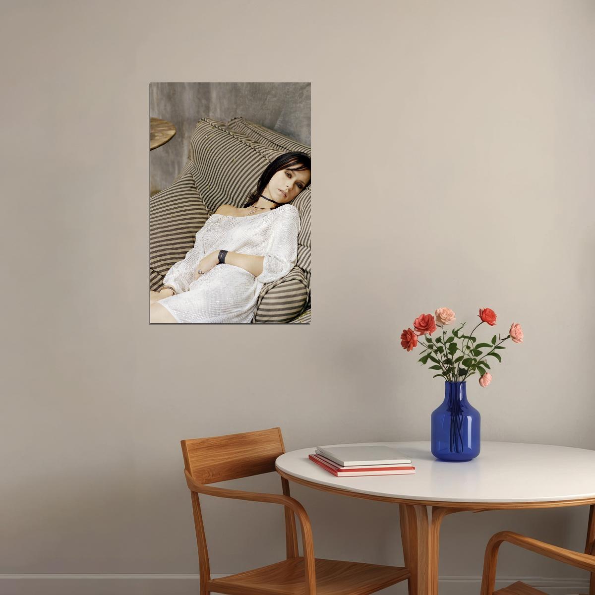 Jennifer Love Hewitt Lying Down Poster Wall Art Print Home Wall Decor - xonomax