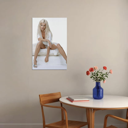 Priscilla Taylor Artist Sexy Female Model Poster Wall Art Print Home Wall Decor - xonomax