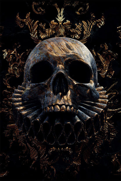 Skulls Head Smooth Horror Fantasy Poster Wall Art Print Home Wall Decor - xonomax