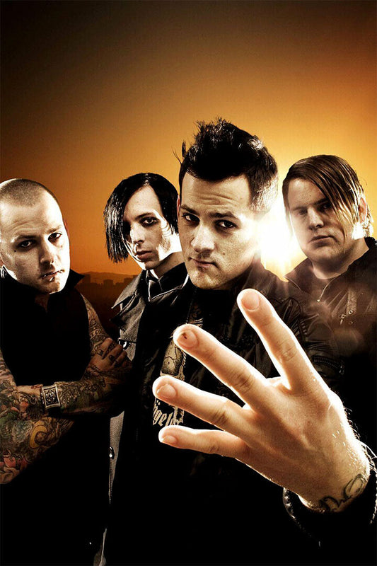 Good Charlotte Group Pose Musicians Poster Wall Art Print Home Wall Decor - xonomax