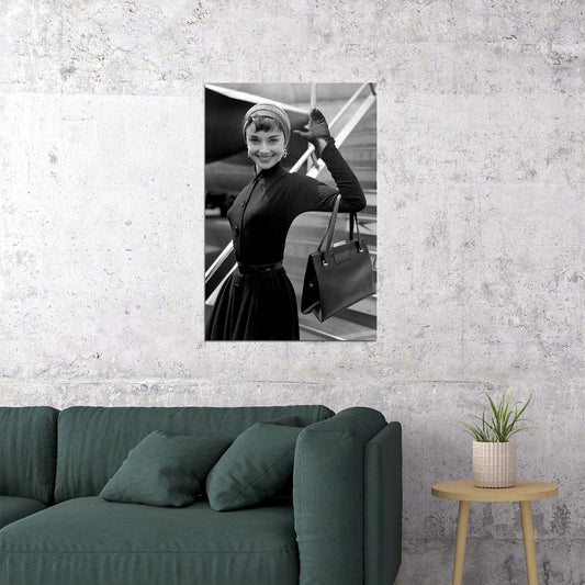 Audrey Hepburn Actor Model Charitable Vintage Poster Wall Art Print Home Wall Decor - xonomax