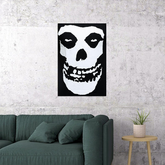 Misfits Skull Music Song Design Poster Wall Art Print Home Wall Decor - xonomax