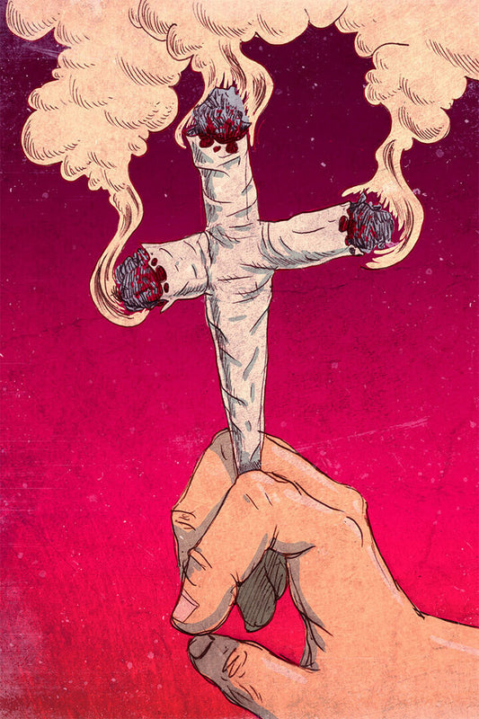 Stoned Again Marijuana Theme Poster Wall Art Print Home Wall Decor - xonomax