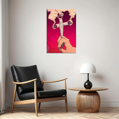 Stoned Again Marijuana Theme Poster Wall Art Print Home Wall Decor - xonomax