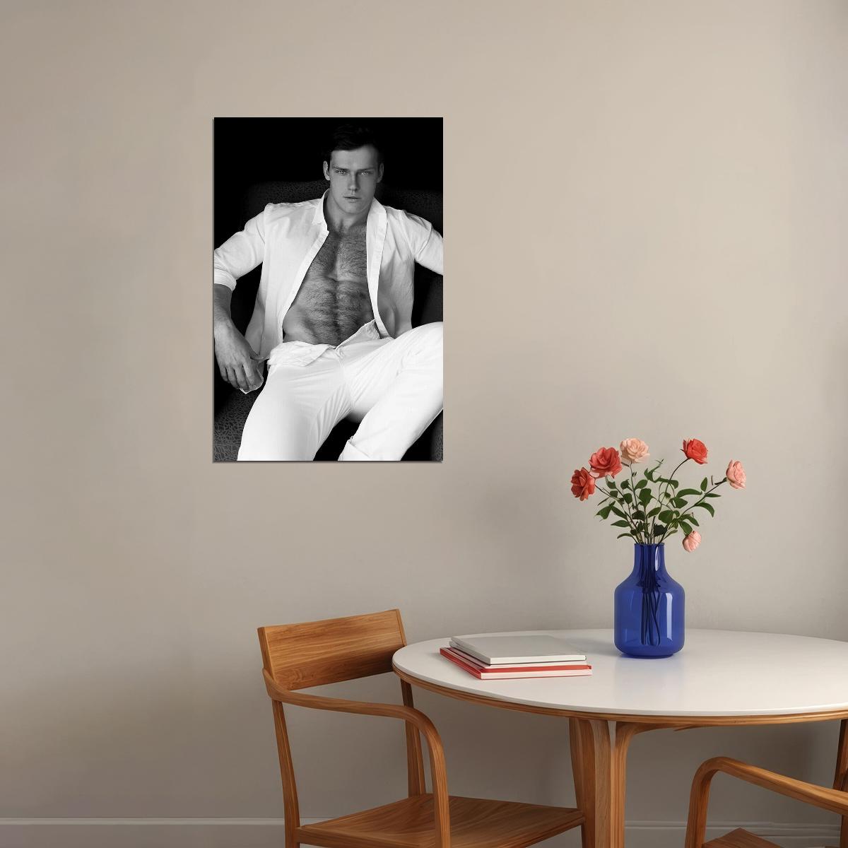 Todd Fournier Sexy Male Model Perfect Form Poster Wall Art Print Home Wall Decor - xonomax