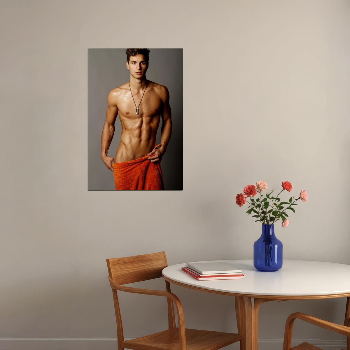 Student Body Dorm Sexy Male Model Poster Wall Art Print Home Wall Decor - xonomax