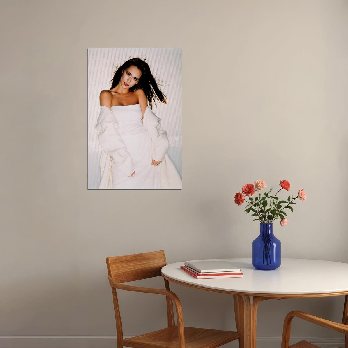 Jennifer Love Hewitt With White Dress Actor Poster Wall Art Print Home Wall Decor - xonomax