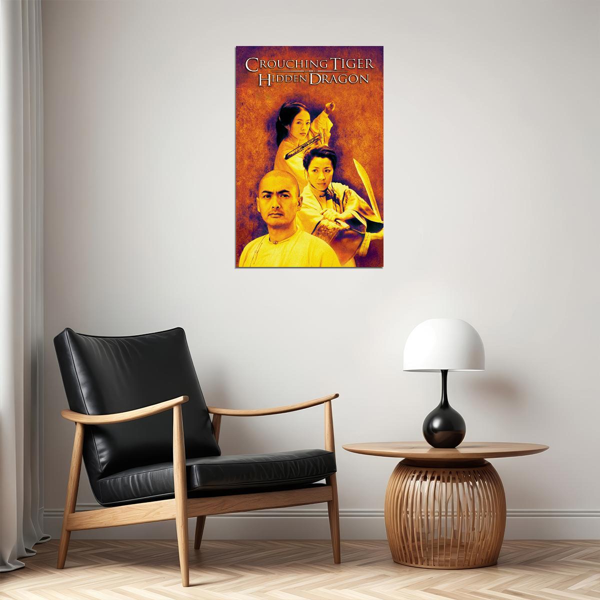 Crouching Tiger Hidden Dragon Movie Action Poster Wall Art Print Home Wall Decor - xonomax