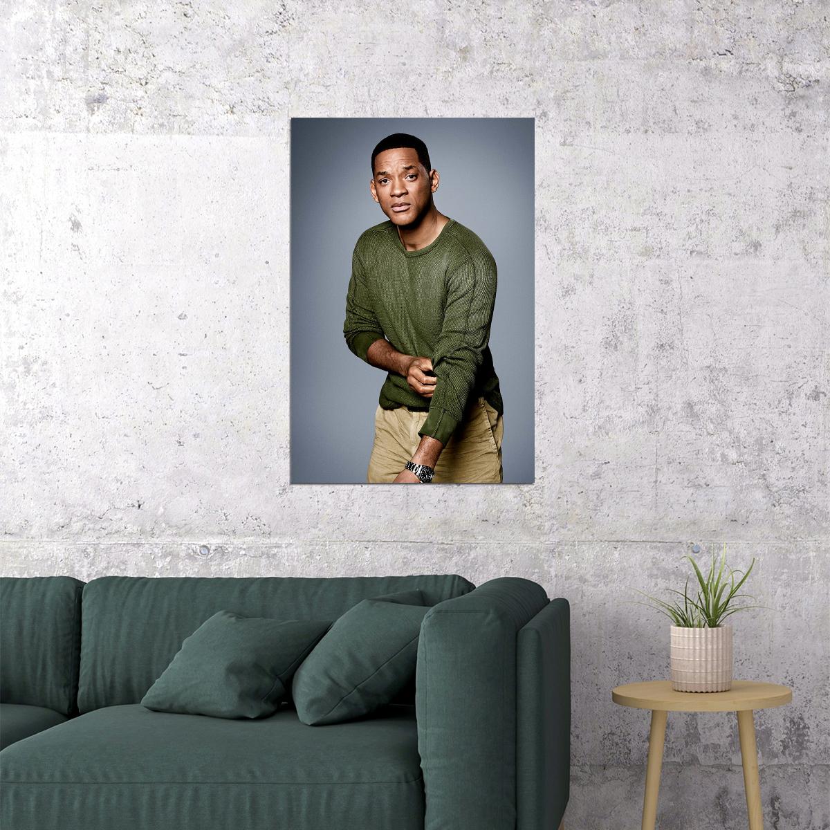 Will Smith Posed Producer Movie Actor Poster Wall Art Print Home Wall Decor - xonomax