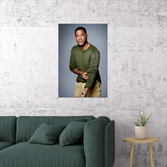 Will Smith Posed Producer Movie Actor Poster Wall Art Print Home Wall Decor - xonomax