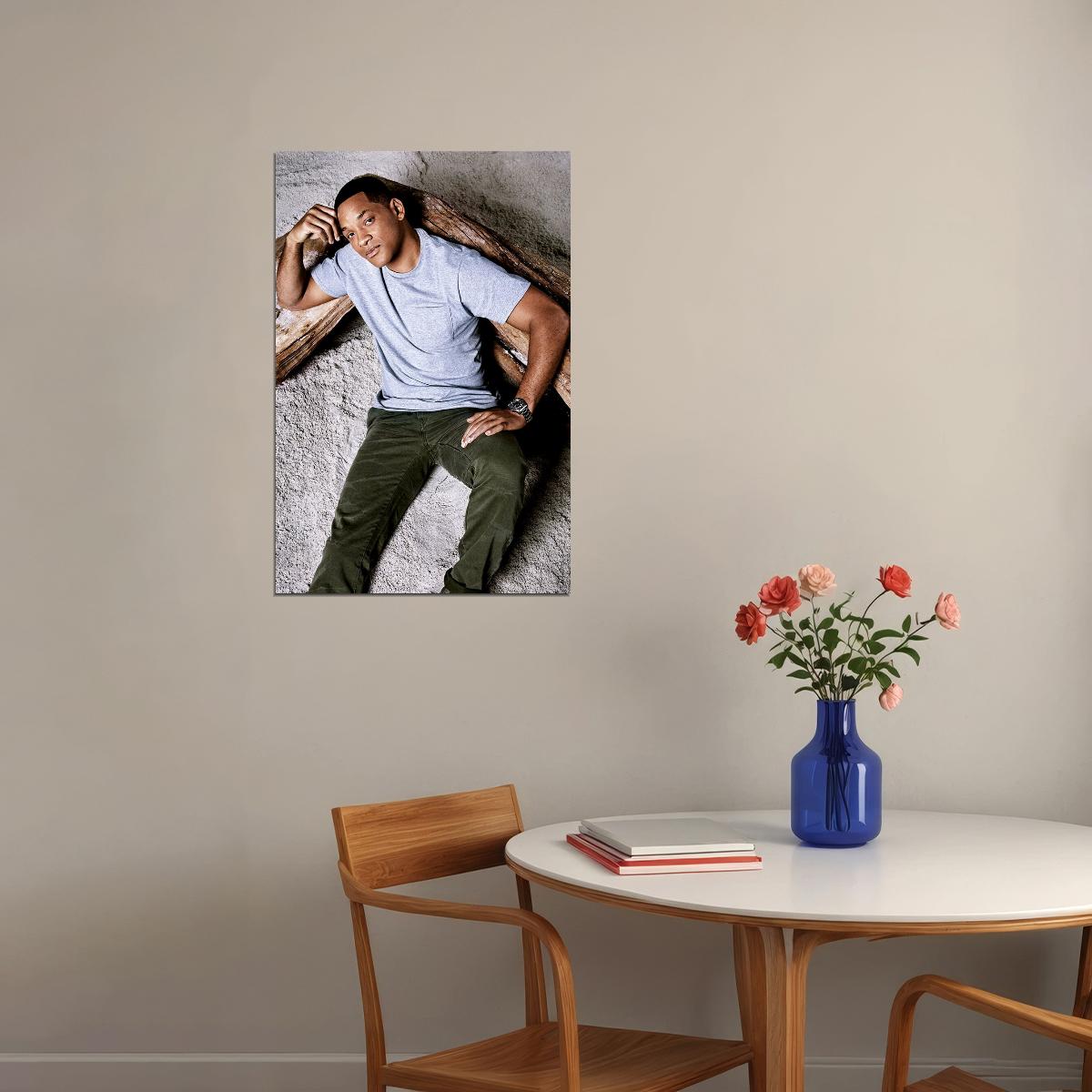 Will Smith Posed Rapper Movie Actor Picture Poster Wall Art Print Home Wall Decor - xonomax