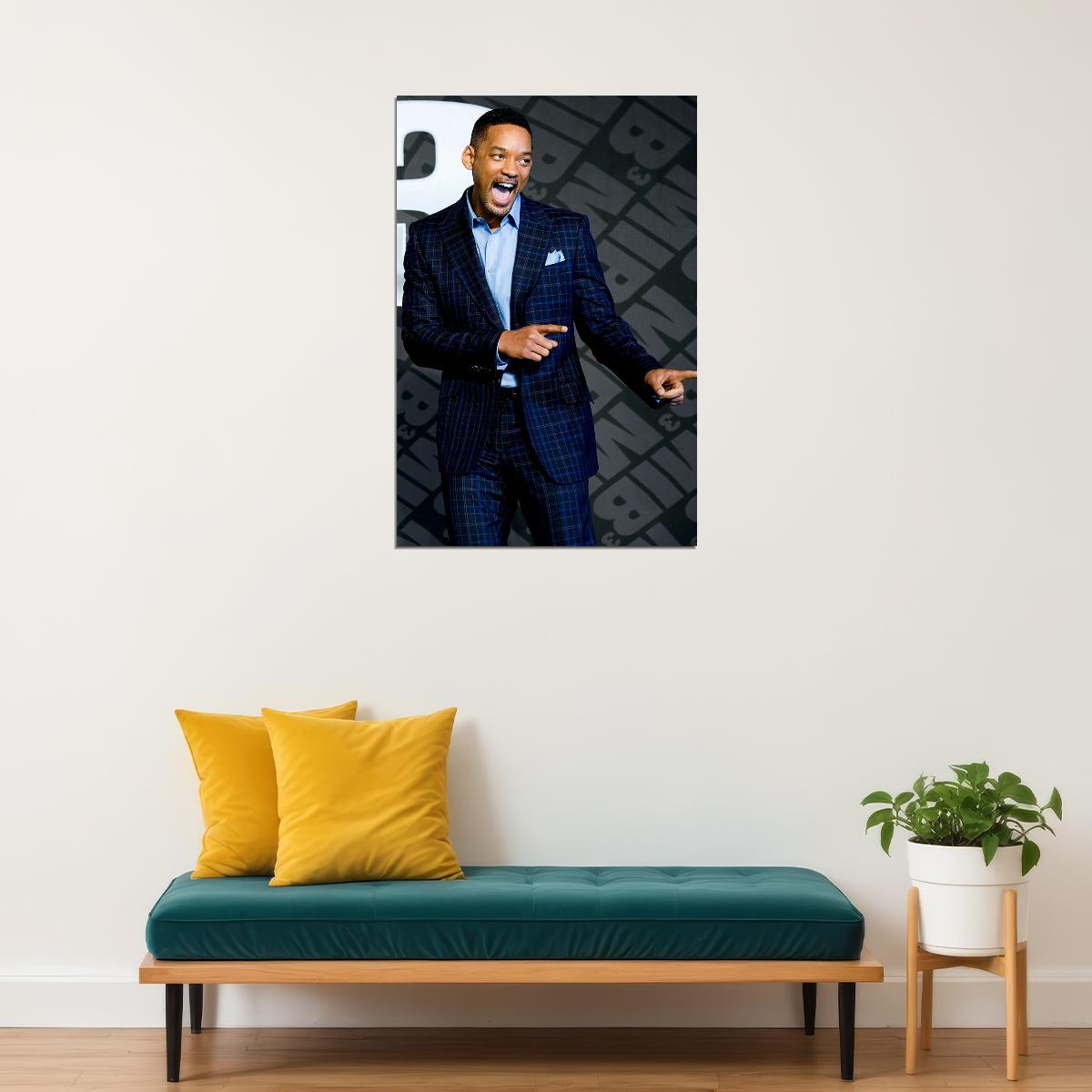 Will Smith Posed Movie Actor Rapper Picture Poster Wall Art Print Home Wall Decor - xonomax