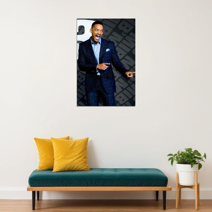Will Smith Posed Movie Actor Rapper Picture Poster Wall Art Print Home Wall Decor - xonomax