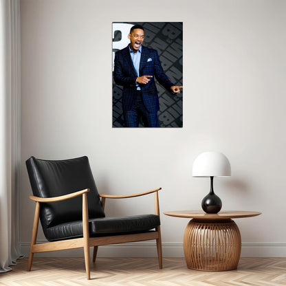 Will Smith Posed Movie Actor Rapper Picture Poster Wall Art Print Home Wall Decor - xonomax