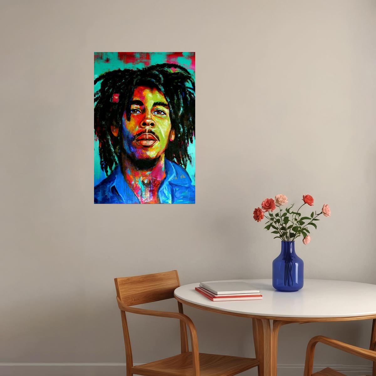 Bob Marley Natural Mystic Reggae Poster Wall Art Print Home Wall Decor - xonomax