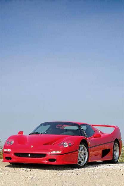 Cars Ferrari Fi50 Road And Track Picture Poster Wall Art Print Home Wall Decor - xonomax
