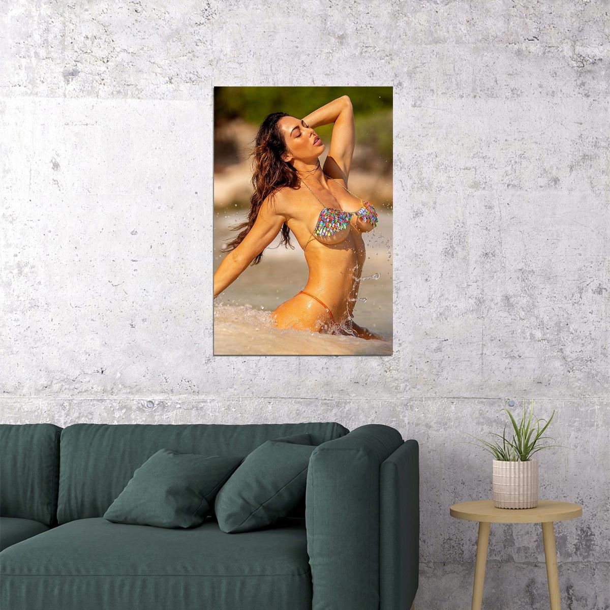 Hope Beel Hot Sexy Model Fashion Poster Wall Art Print Home Wall Decor - xonomax