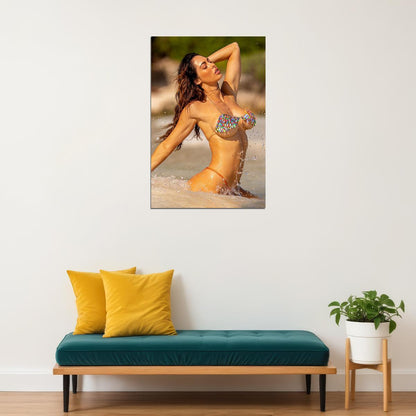 Hope Beel Hot Sexy Model Fashion Poster Wall Art Print Home Wall Decor - xonomax