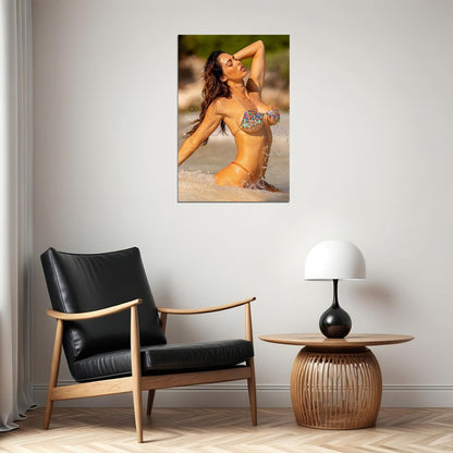 Hope Beel Hot Sexy Model Fashion Poster Wall Art Print Home Wall Decor - xonomax