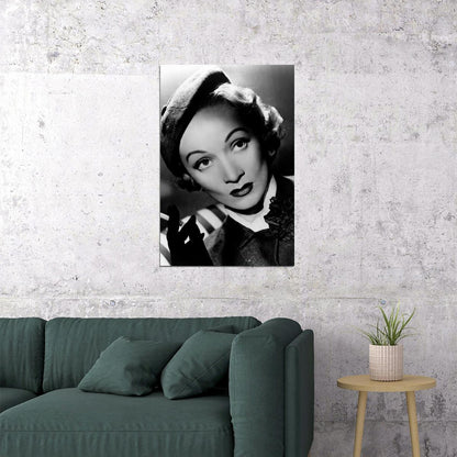 Marlene Dietrich Sparkly Dress Actress Dec Poster Wall Art Print Home Wall Decor - xonomax
