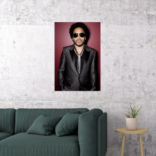 Lenny Kravitz Posed Singer Songwriter Poster Wall Art Print Home Wall Decor - xonomax