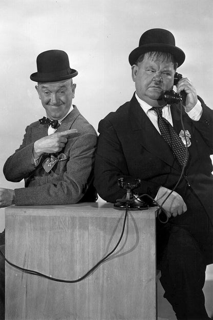 Laurel And Hardy Movie Actors Poster Wall Art Print Home Wall Decor - xonomax