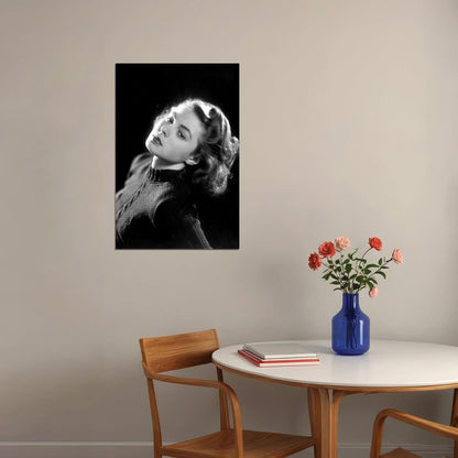 Ingrid Bergman Attractive Swiss Film Actor Poster Wall Art Print Home Wall Decor - xonomax