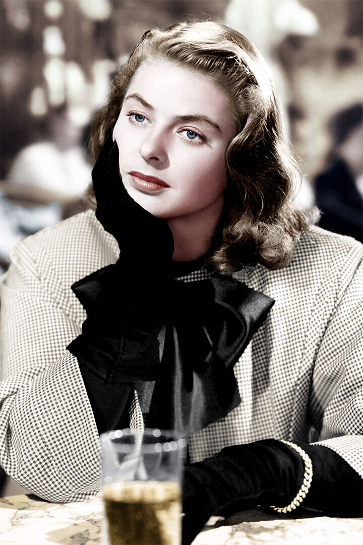 Ingrid Bergman Actress Swiss Film Actor Poster Wall Art Print Home Wall Decor - xonomax