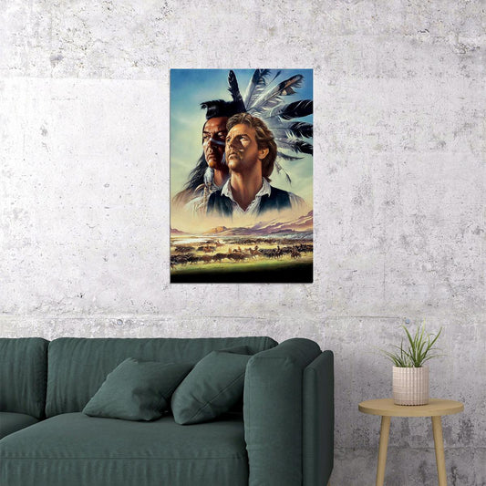 Dances With Wolves Movie Adventure Drama Poster Wall Art Print Home Wall Decor - xonomax