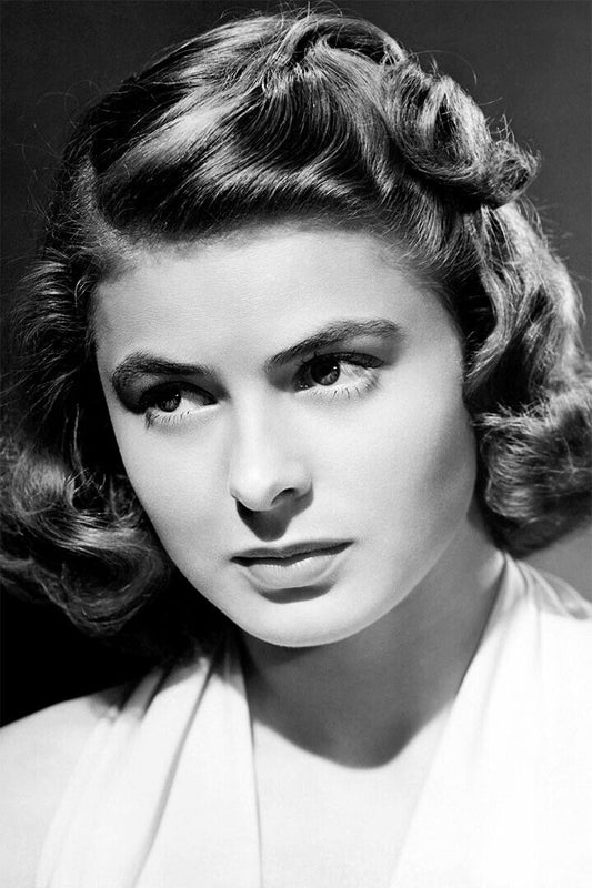 Ingrid Bergman Swiss Film Actor Actress Poster Wall Art Print Home Wall Decor - xonomax