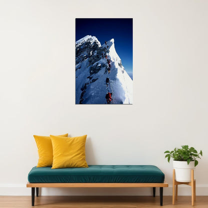 Snow At Everest Landscape Nature Poster Wall Art Print Home Wall Decor