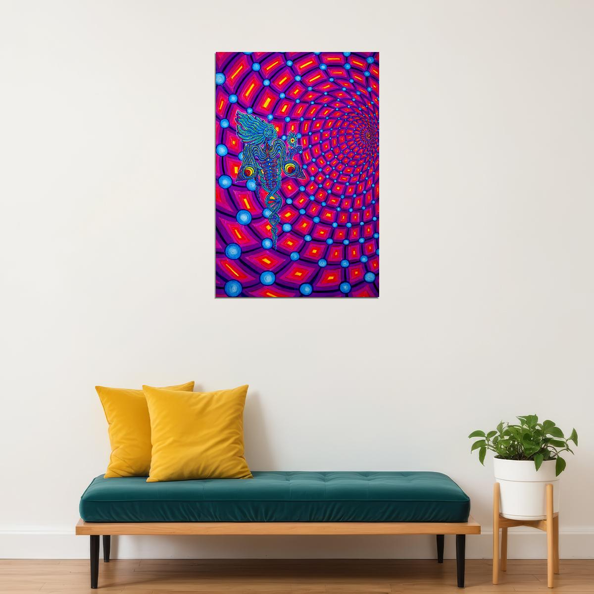 Vivid Phase Space Figure Poster Wall Art Print Home Wall Decor
