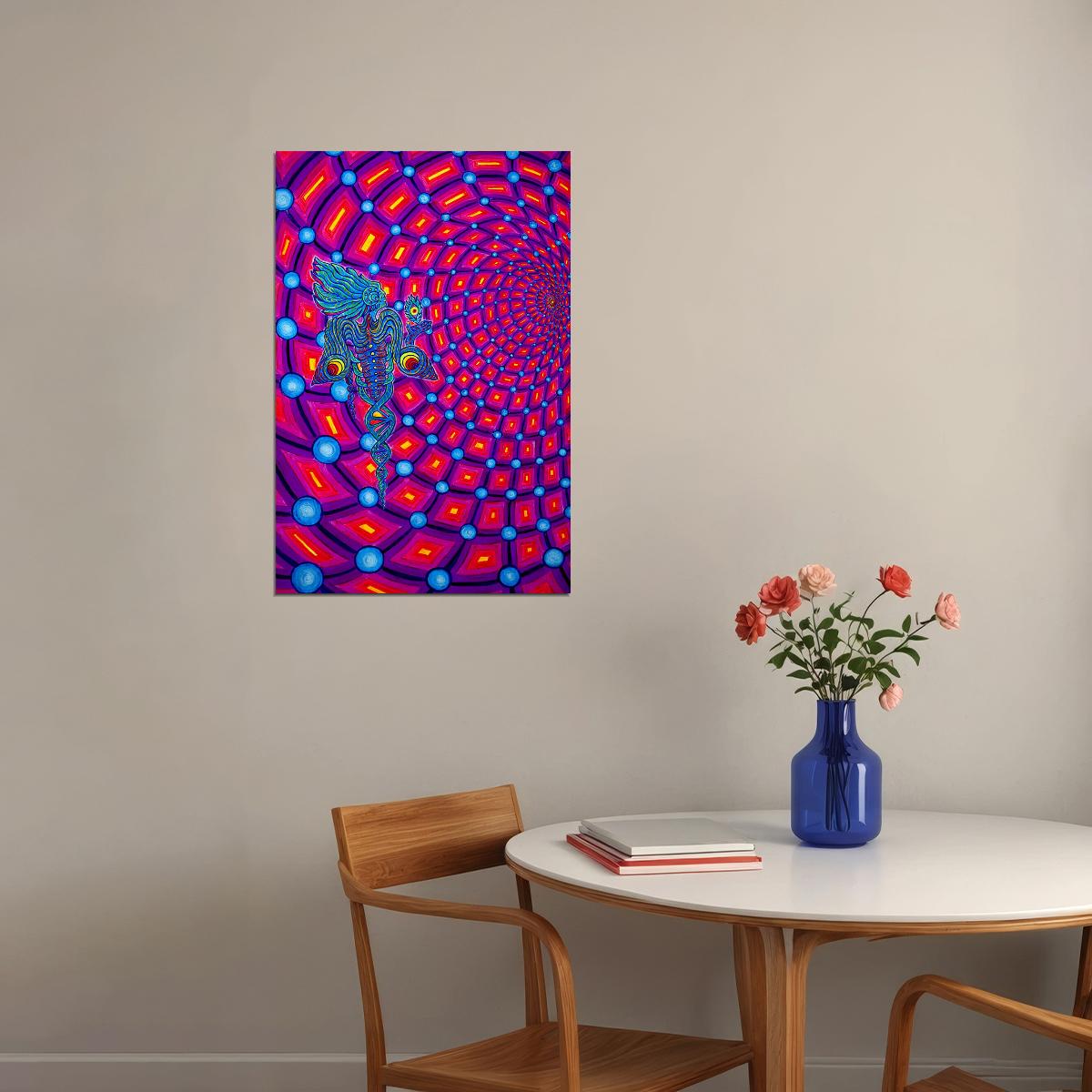 Vivid Phase Space Figure Poster Wall Art Print Home Wall Decor
