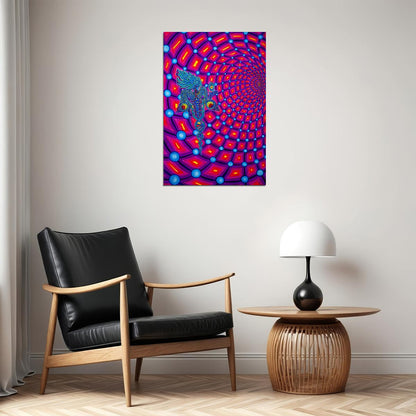 Vivid Phase Space Figure Poster Wall Art Print Home Wall Decor
