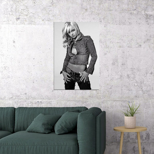 Young Britney Spears Actor Artist Producer Dancer Poster Wall Art Print Home Wall Decor